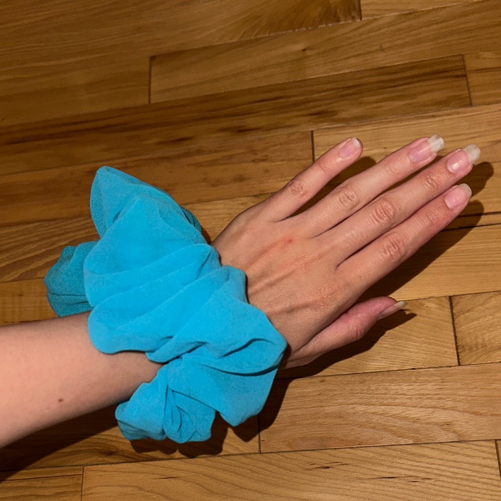 Aerie Blue Hair Scrunchie